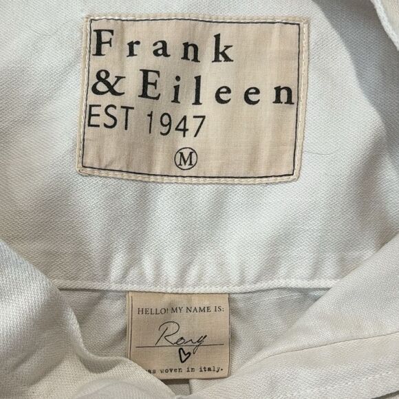 FRANK & EILEEN RORY SHIRT DRESS | VINTAGE WHITE Medium - Picture 11 of 13